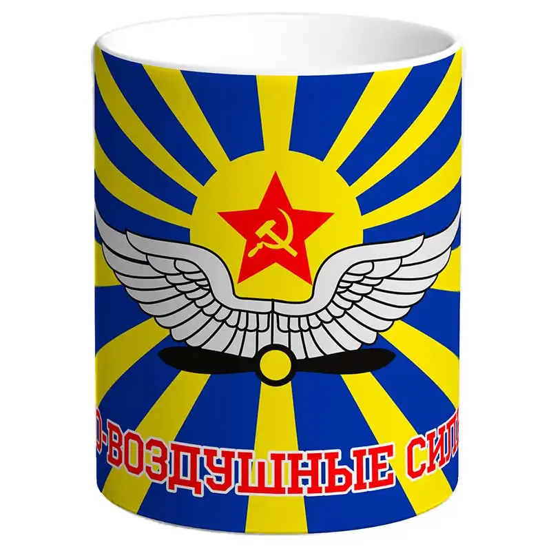 Кружка TheSuvenir ВВС СССР. Военно воздушные силы. Флаг 330 мл | Дом и сад