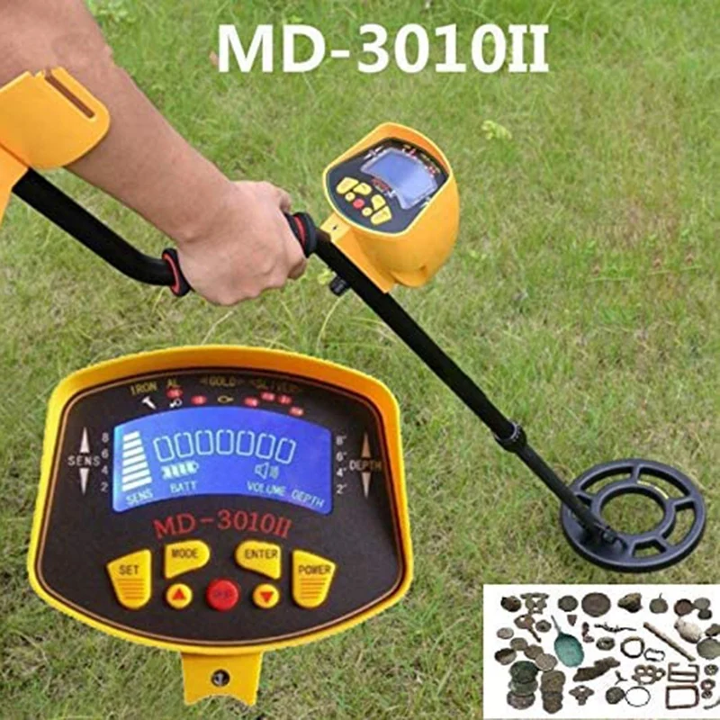MD3010II Металлоискатель Подземный металлоискатель Золотоискатель Охотник за