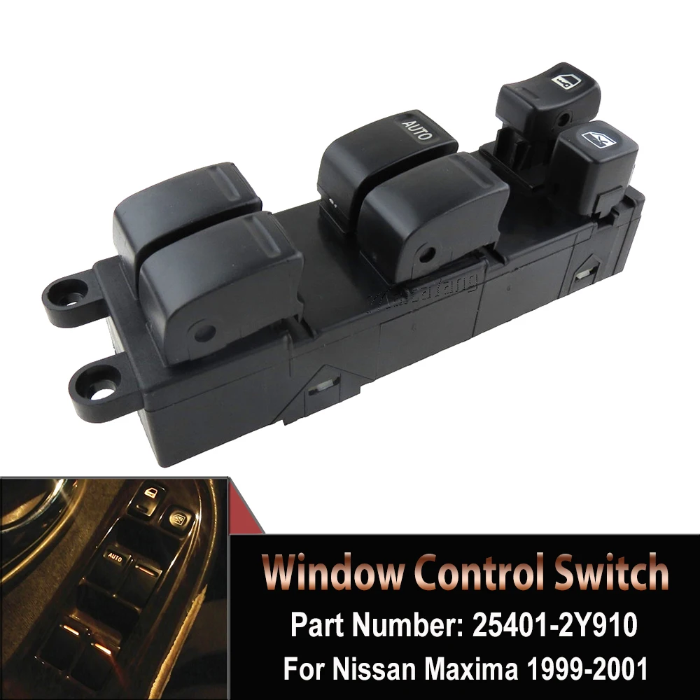 

25401-2Y910 254012Y910 Car Electronic Master Power Window Switch For Nissan Maxima Sentra Infiniti Subaru Impreza Infiniti I35