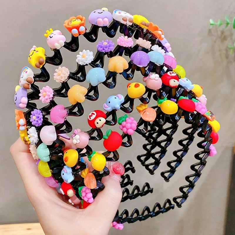 

Children's Hair Hoop Girls Headband Broken Hair Finishing Artifact Children Hairband Headwear Head Bands Hair Hoop Accessories
