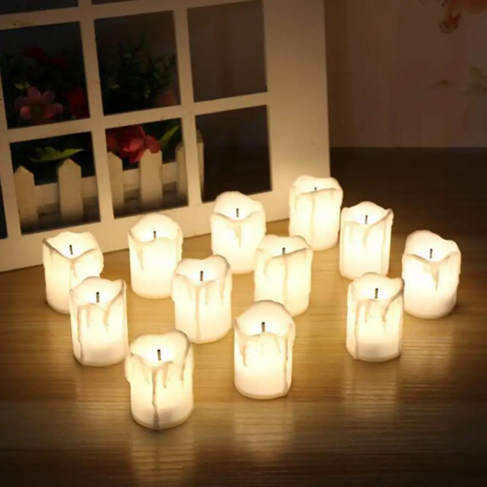 

LED Candles Light Flameless Remote cвечи Velas شموع for Home Dinner Party Christmas Tree Candle Decoration Lamp Light New Years