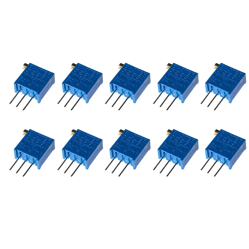 

20PCS 3296X Trimming Potentiometer Variable Resistor 100R 200R 500R 1K 2K 5K 10K 20K 50K 100K 200K 500K 1M 2M