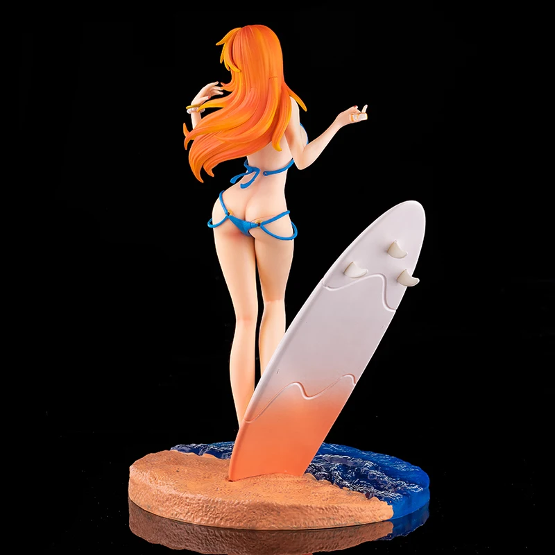 33 см аниме ONE PIECE фигурка Nami пляж серфинг GK девушка купальник ПВХ экшн-фигурка для