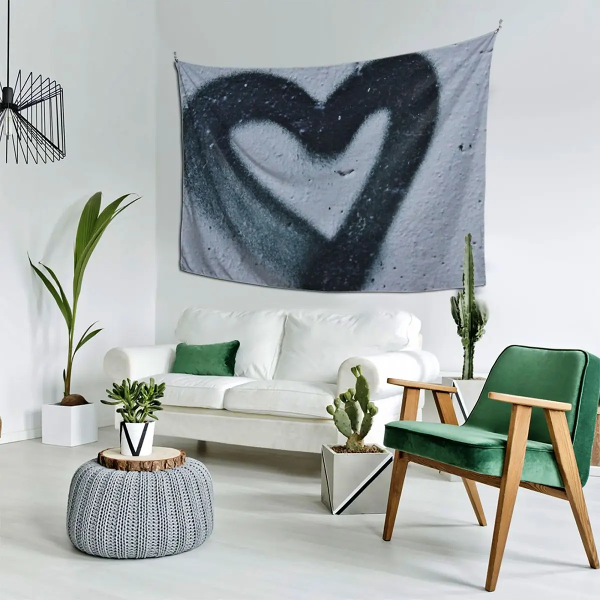 Полиэстер гобелен сердце