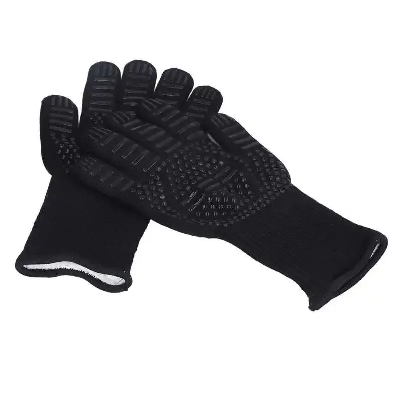 

Grill Mitts 31cm Total Length Heat Resistant Gloves for Welding