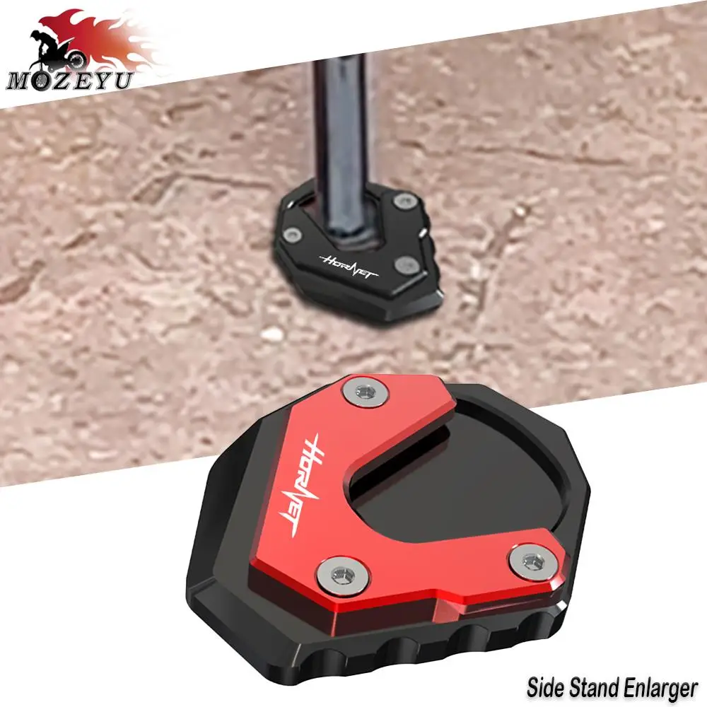 

Motorcycle CB750 Hornet Side Stand Extension Pad Kickstand Enlarger Plate FOR HONDA HORNET 750 CB 750 Accessories 2023 2024