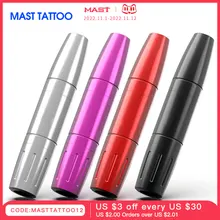 Mast Tattoo Magi New Powerful Eyebrows Lips and Scalp RCA Permanent Makeup Rotary Tattoo Gun Machine Pen Tattoo Cartridge Needle