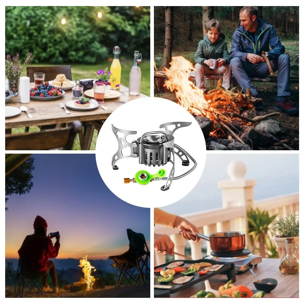 Портативная многофункциональная походная плита BRS-8/8A газовая для приготовления