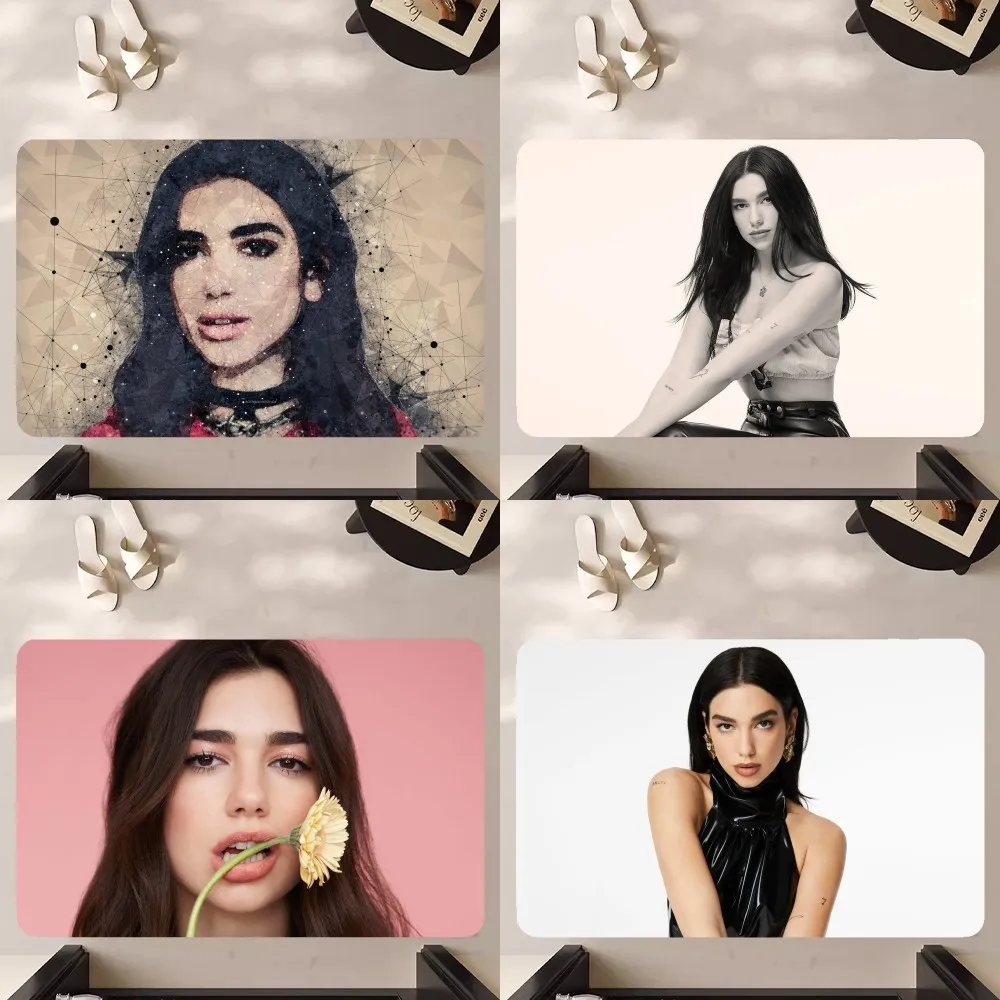 Singer D-Dua L-Lipa напольный коврик противоскользящий для ванной комнаты кухни спальни