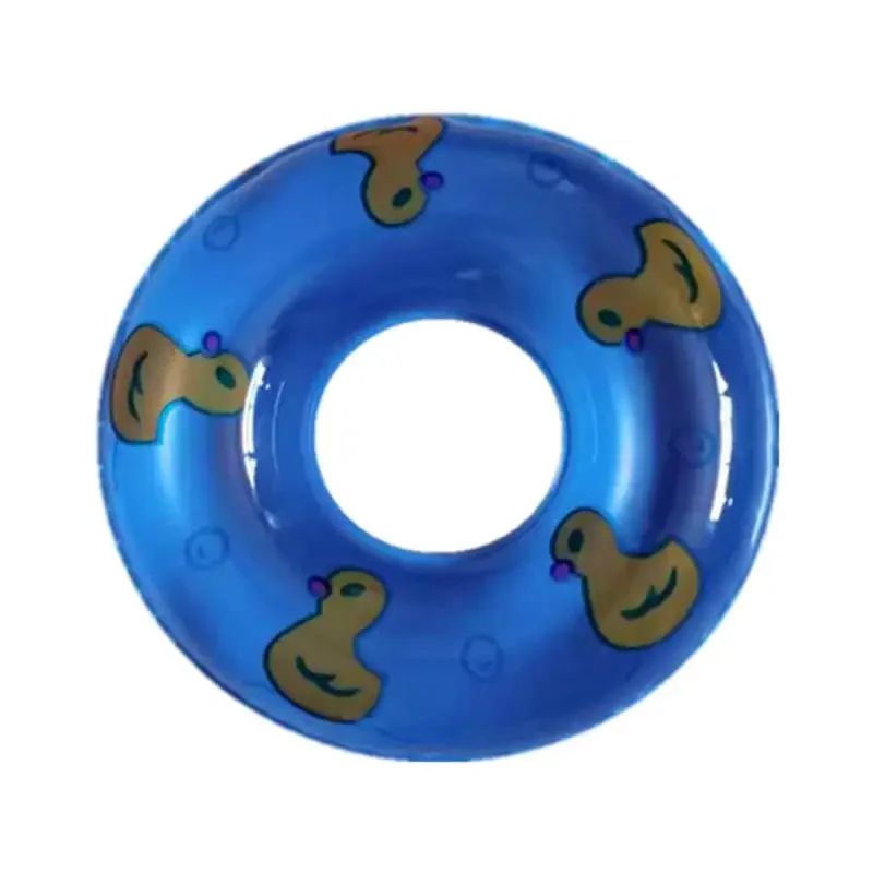 Kids Mini Donuts Swim Ring Bath Toy Summer Fun Swimming Pool Accessory Float Toys For Rubber Ducks Doll Inflatable