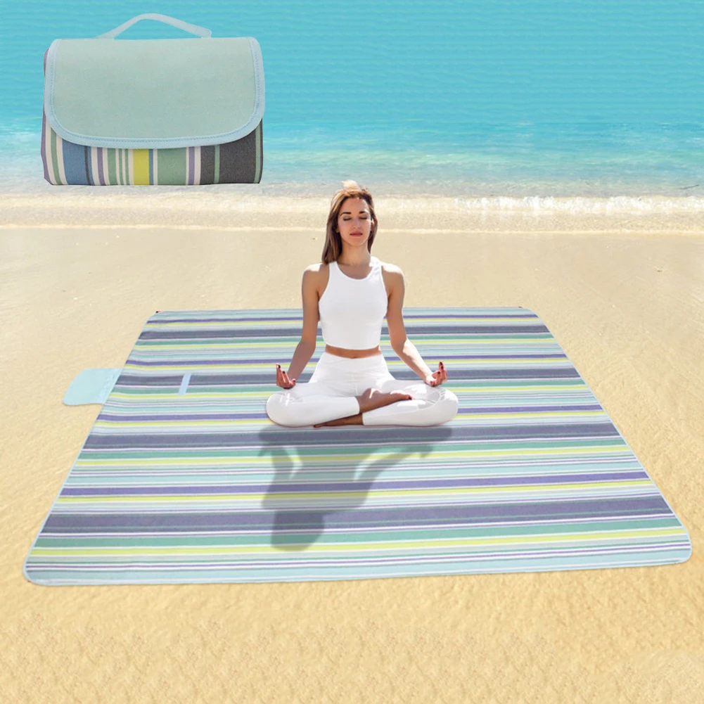 

Moisture-Proof 600D Oxford Cloth Beach Waterproof Blanket Portable Outdoor Hiking Picnic Camping Folding Playing Mat Pad