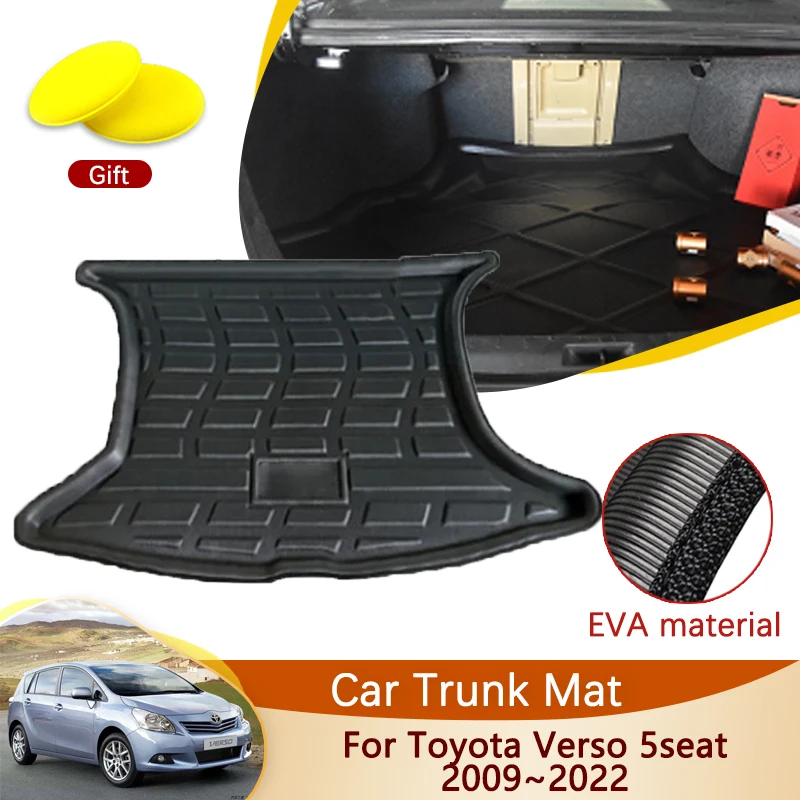 

Car Rear Trunk Mat for Toyota Verso AR20 5seat 2009~2022 2011 2015 Accessories Floor Tray Liner Cargo Boot Carpet Auto Mud Mats