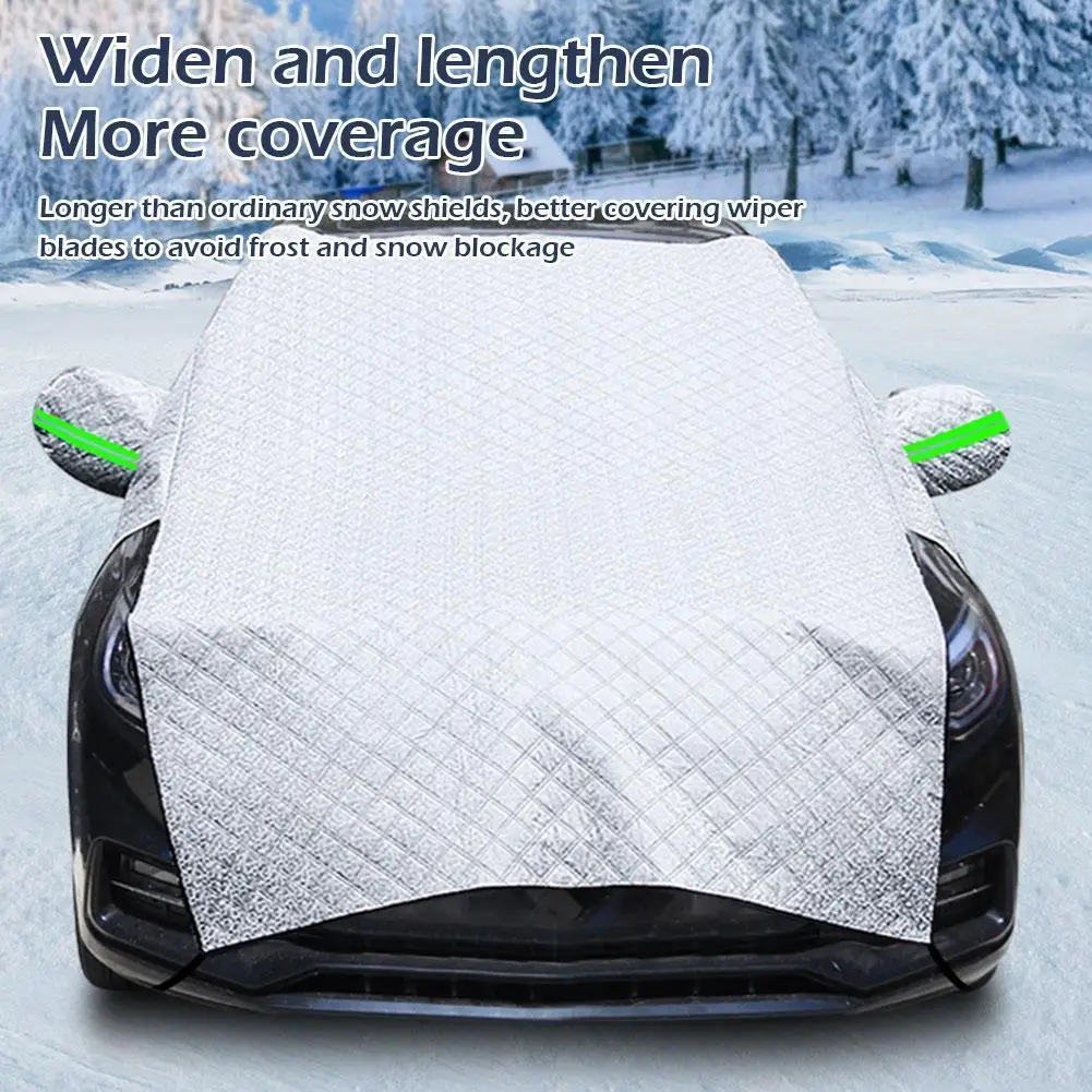 

Автомобильный зимний чехол на лобовое стекло, противоморозный и противоснежный чехол, зимние удлиненные противоморозные принадлежности, автомобильные аксессуары, V3X9