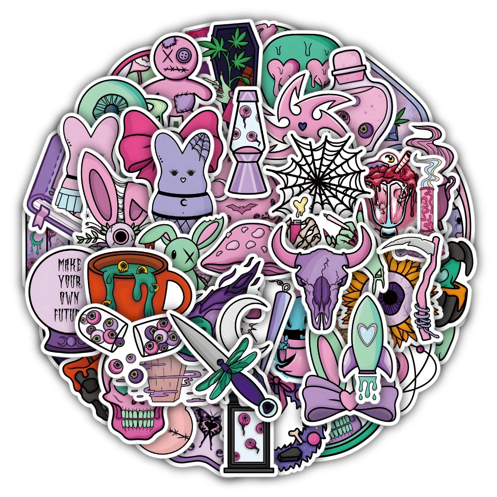 

10/30/50 шт. милые Мультяшные стикеры на Хэллоуин INS Стильные наклейки s наклейки DIY для телефона Скрапбукинг багаж шлем граффити крутая наклейк...