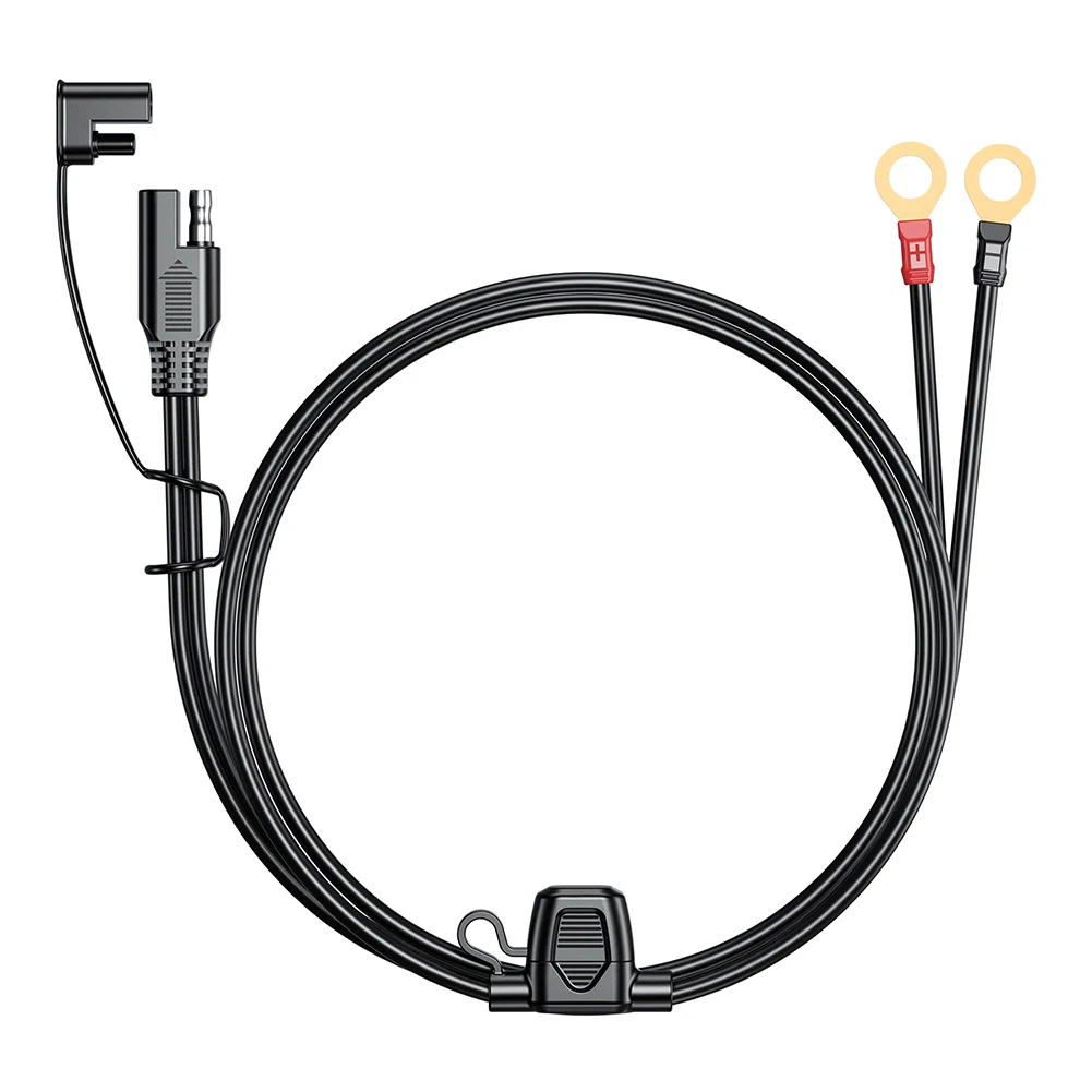 

18AWG 12-24 В кольцевая клемма SAE 2 контакта к соединительным кольцам Удлинительный шнур кабельный разъем для зарядного устройства/обслуживания ...