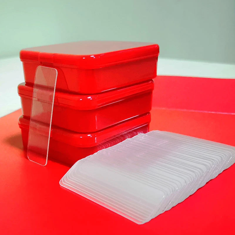 

60 Pcs Double Sided Adhesive Tape Plug Photo Frame Floor Mat Transparent Non-marking Stickers