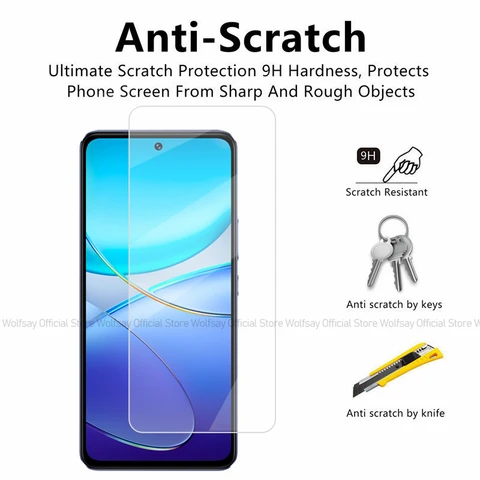 2/4 шт., защитная пленка для экрана Vivo V40 SE