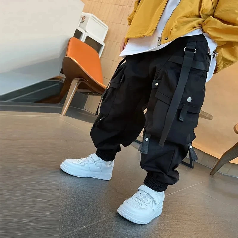 

Children's Wear Boys' Pants Spring and Autumn New Casual Middle-aged Children's Overalls Trousers Are Handsome and Explosive