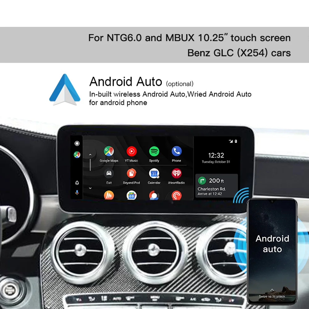 Высокое качество проводной и беспроводной комплект обновления CarPlay Android Auto