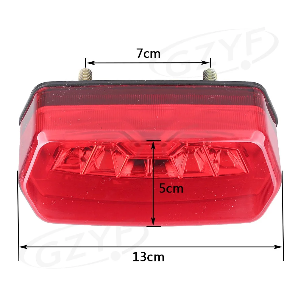 Универсальный светодиодный фонарь номерного знака мотоцикла указатель поворота