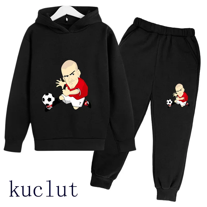 

1 KUCLUT Autumn/Winter Fashion Outdoor Children's 3-15 Year Old Sports and Leisure Daily Outdoor Children's Set Size 100-160