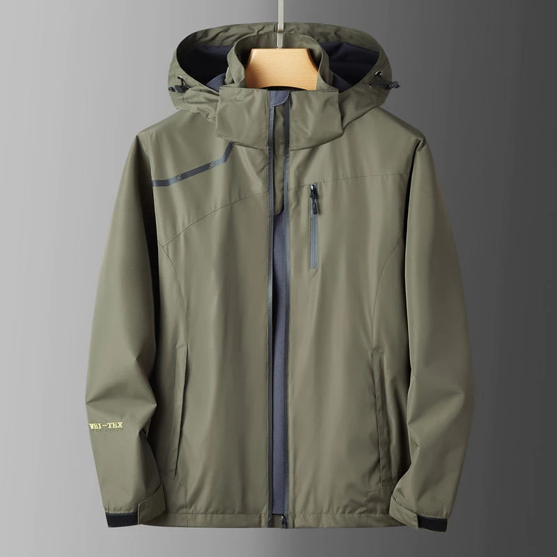 

Мужская Уличная походная куртка с капюшоном Chaquetas, осенняя модная Лоскутная водонепроницаемая куртка с карманами, Тактическая Военная одеж...