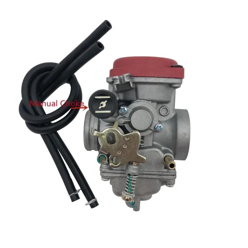 Фото Карбюратор с впускным коллектором для LONCIN, BASHAN, JIANSHE, Roketa JS250 250cc ATV Quad, с ручным дросселем №4