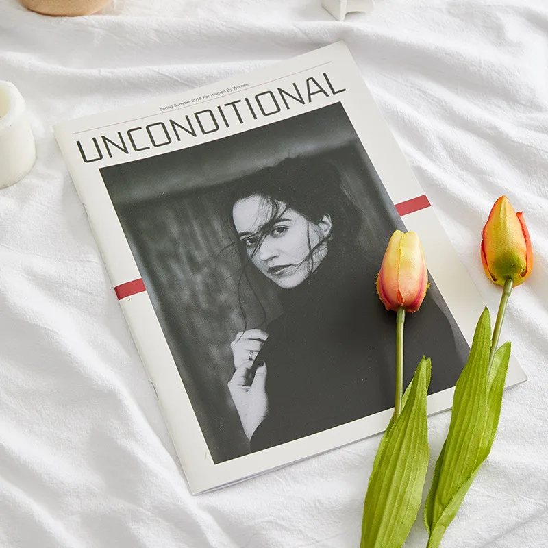 INS Magazine Cover Series Thickened Notebook Props Book Model Poses Decoration Photo Photography Ornaments |