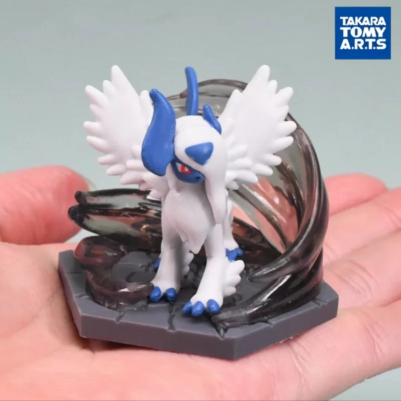 Фото Коллекционная фигурка-диорама Takara Tomy Pokemon Gashapon: Битва Тьмы и Драконов (Абсол, Драгонайт, Иви) – Декоративное украшение для демонстрации №3