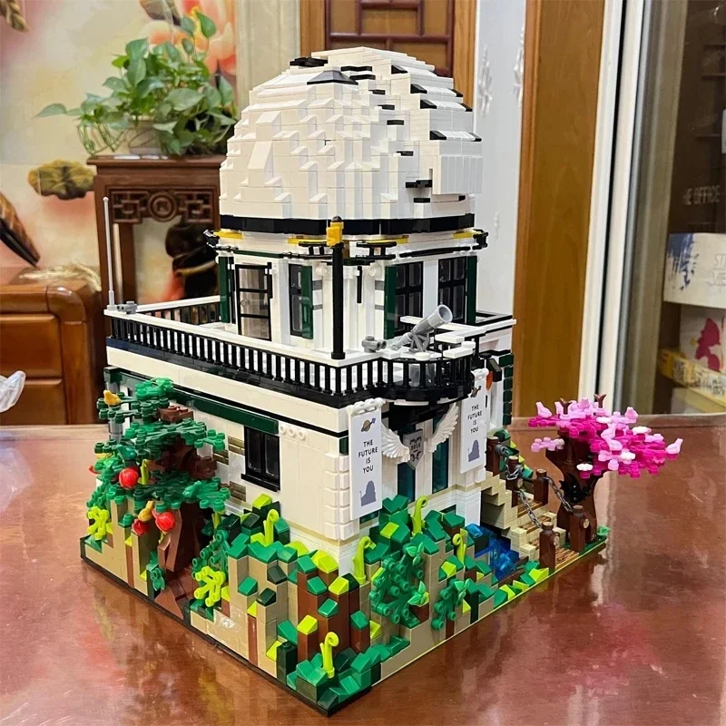 Panbo MOC 7703 совместимый с 910027 обсерватория гор обзор строительные блоки кирпичи