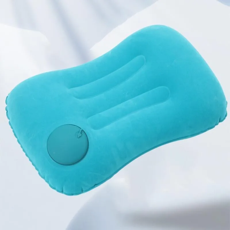 1 шт. складная компрессионная надувная подушка для путешествий однотонная ПВХ