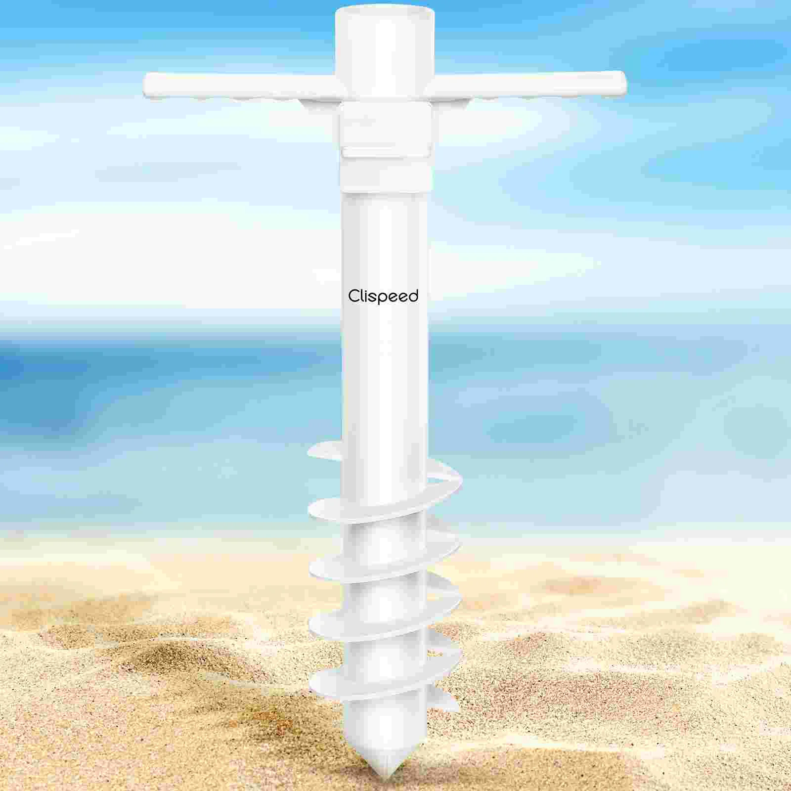 

Clispeed 1pc Sand Anchor Beach Base Stand Heavy Duty Anchor Camping Stand