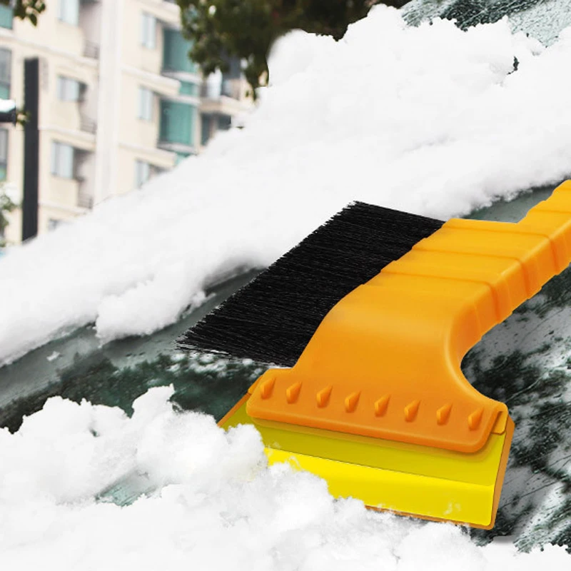 

2-in-1 Extendable Snow Shovel Ice Scraper Snow Brush Broom Wash Accessories For Car VAN SUV Frost Windshield Cleaner Winter Tool