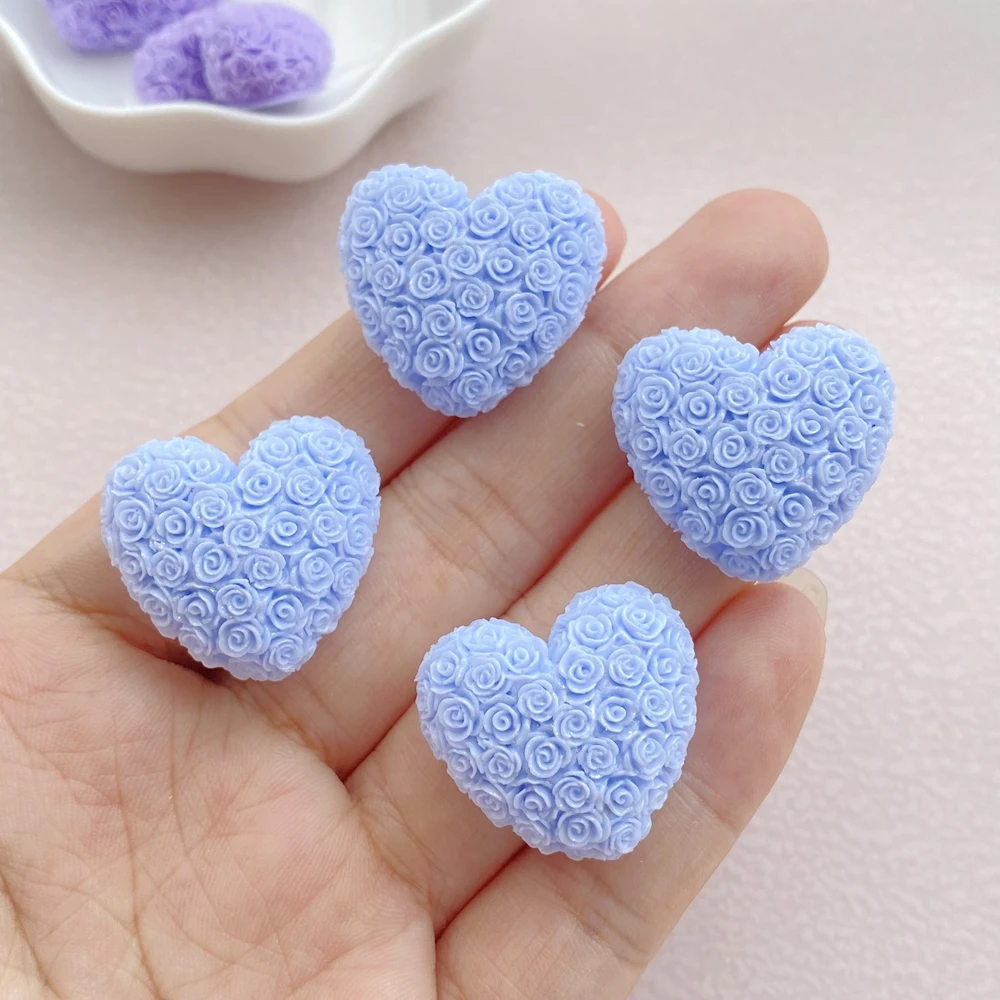 Цветные полимерные розы TSXJY 6 шт.