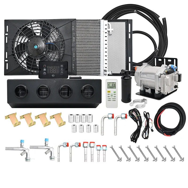 404Универсальный электрический автомобильный воздушный компрессор с системой