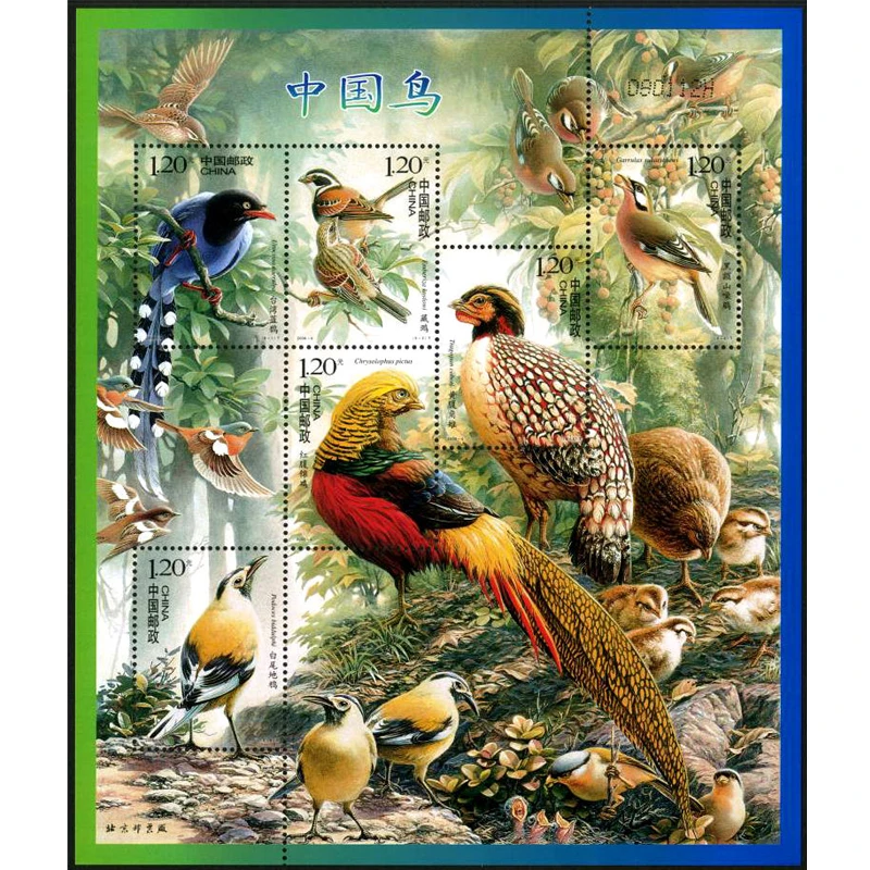 

Beautiful China Birds , Carimbo , Chinese Animal Postage Stamps / Francobollo Stempel 2008-4 All New For Collecting , 6pcs