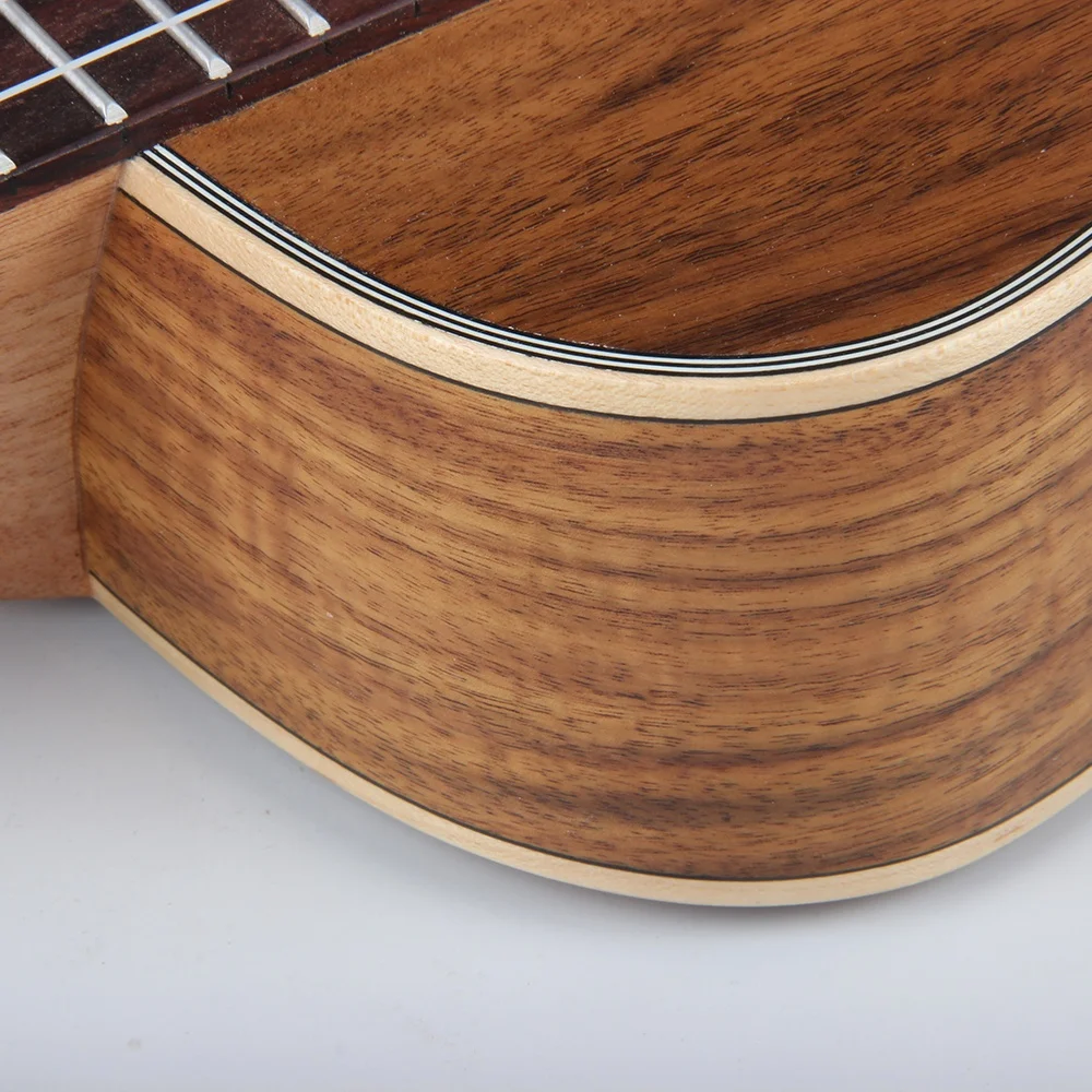 Оригинальные матовые 4-струнные 26-дюймовые тенор Электрический Укулеле KOA Body