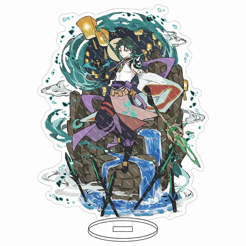 Аниме Фигурка Genshin Impact Zhongli tataglia Xiao разбавленный Ragnvindr Kaeya акриловая модель на