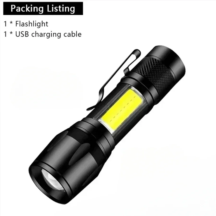 

Тактический фонарь LED 2000LM USB