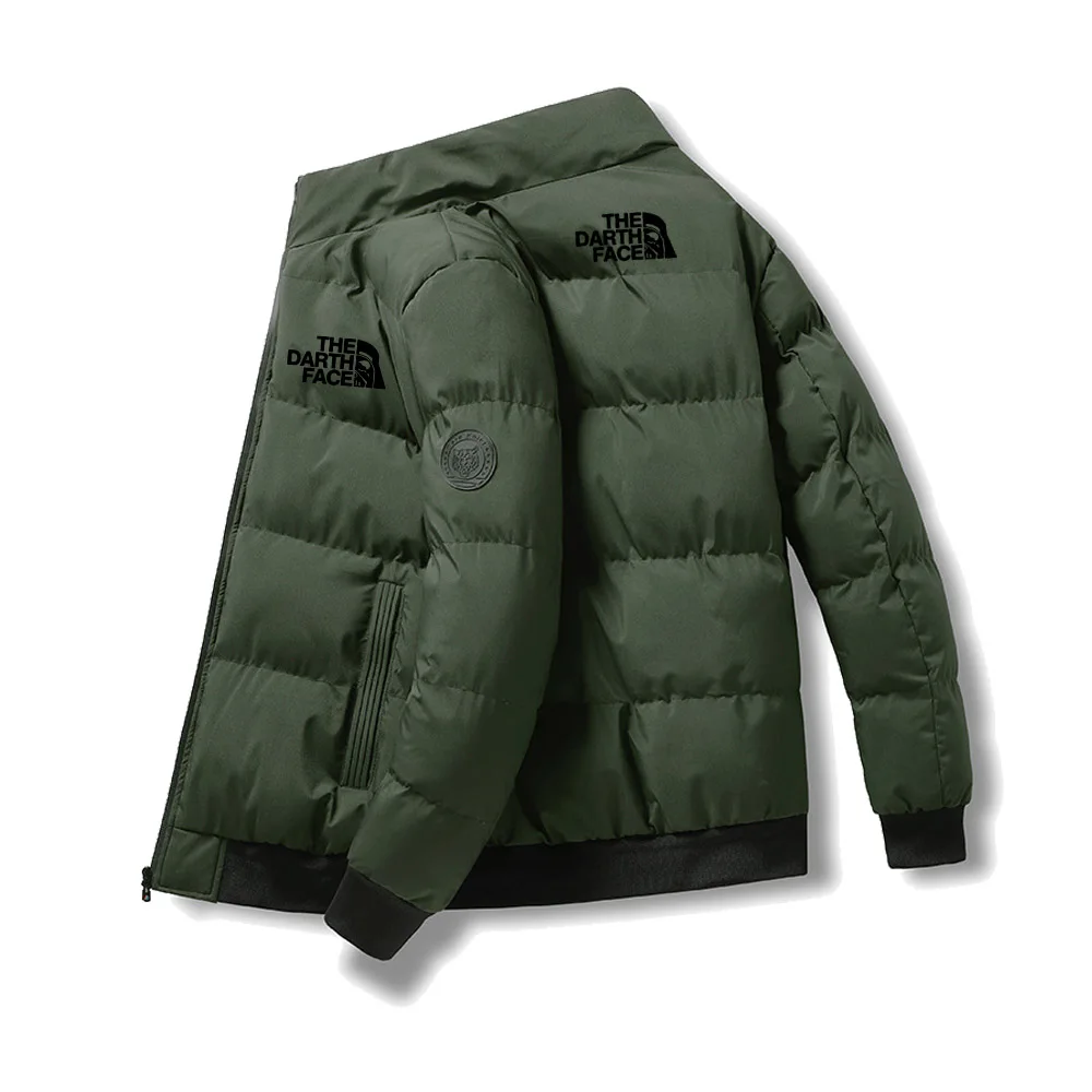 Autumn And WinterMen's Hot Sale New Brand Jacket Down Jacket Brand Printing Men's Casual Fashion Men's Zipper Top Direct Sales