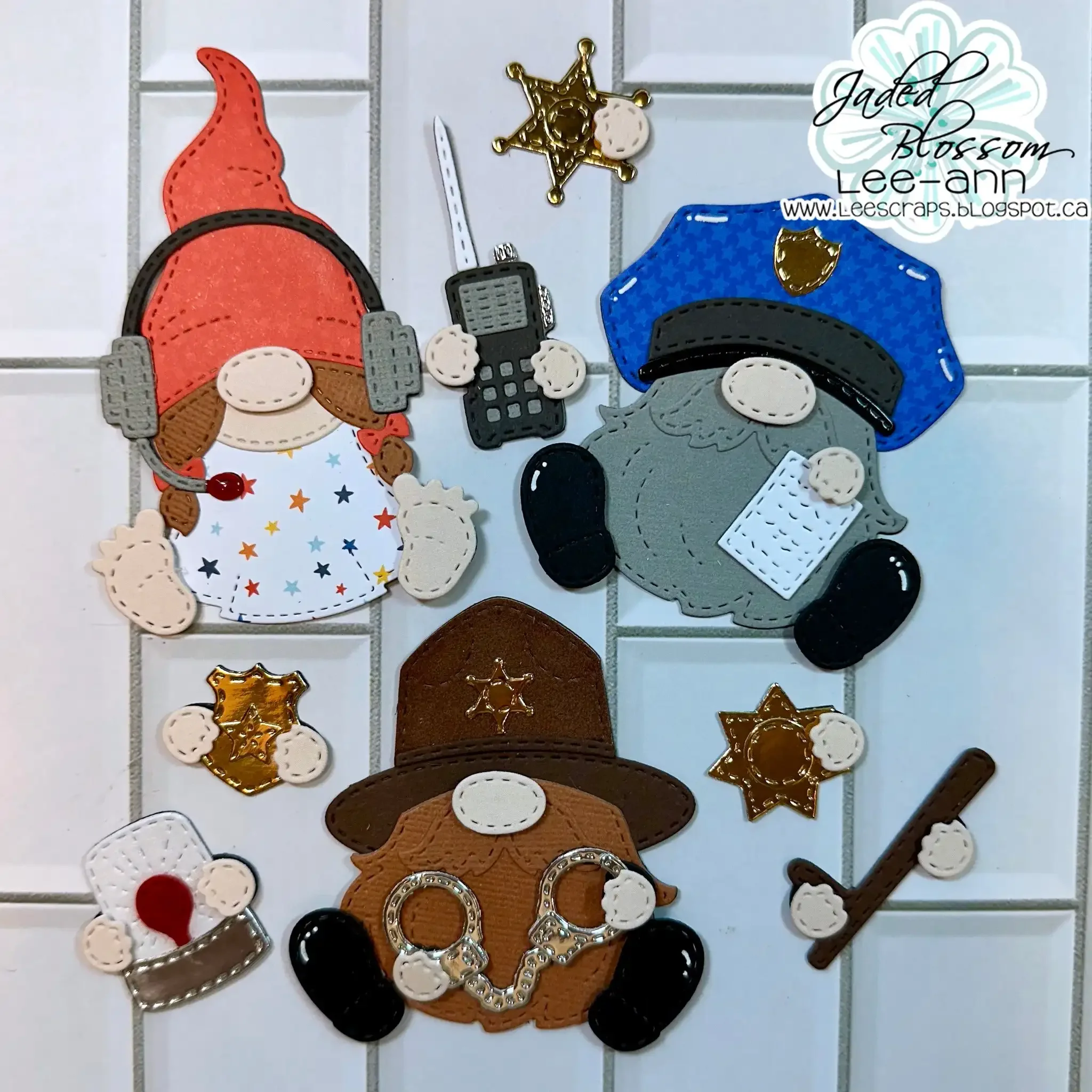 Ремесленная распродажа полицейские наручники звезды металлические штампы