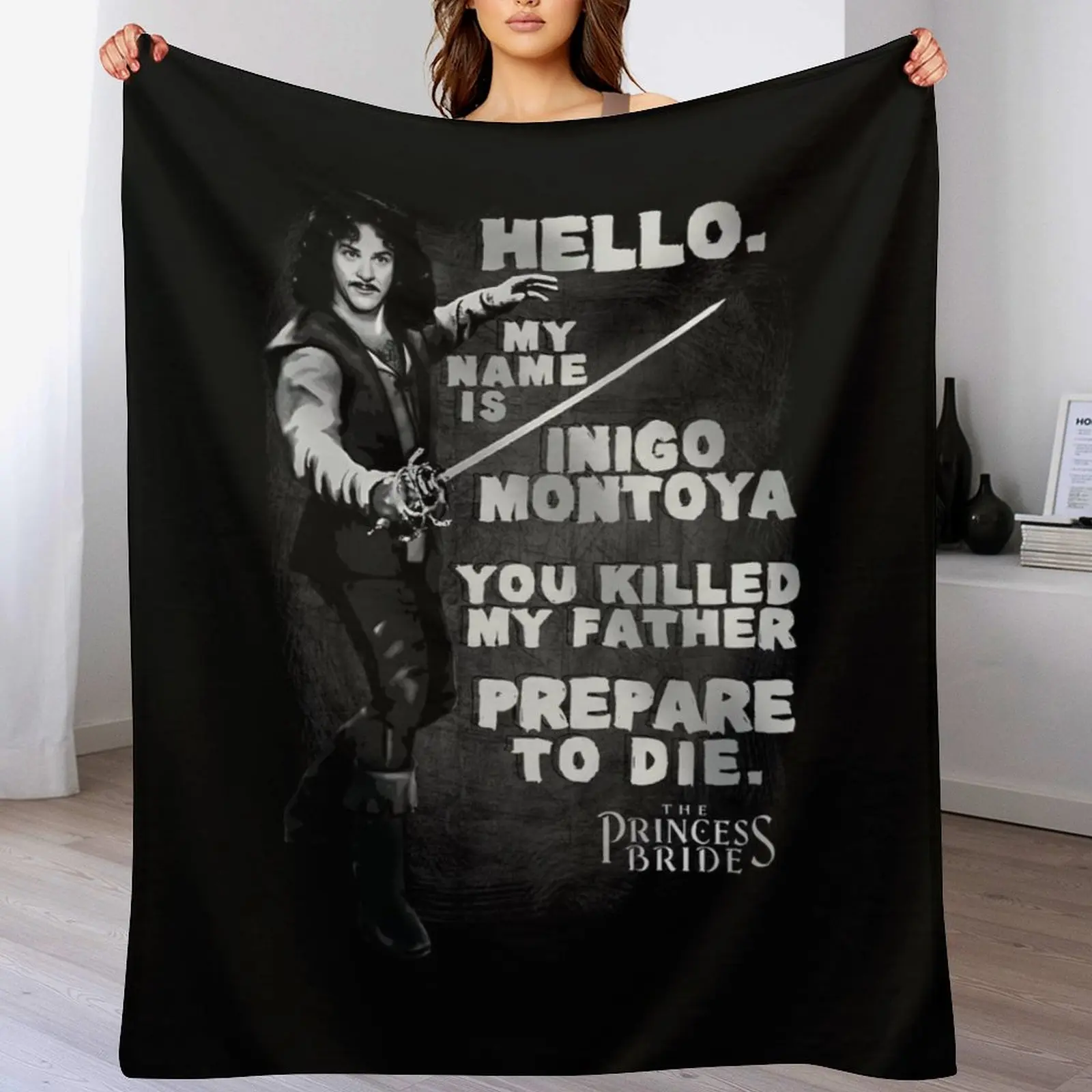 Принцесса невесты Здравствуйте меня имя Inigo Montoya плед одеяло роскошные пледы