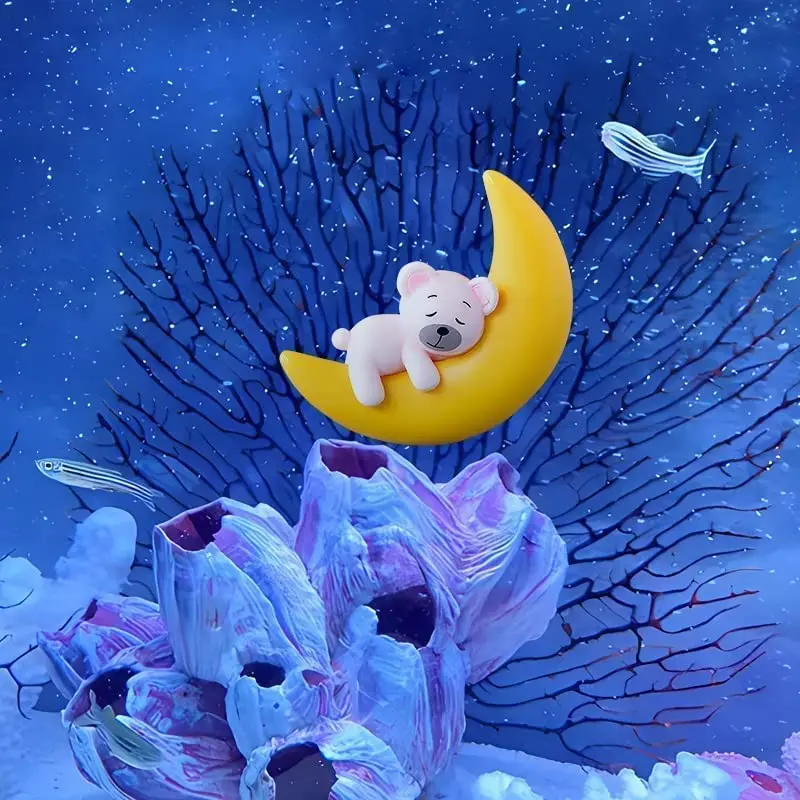 

Floating Fish Tank Decorations, Floating Device Fish Tank Accessories, Fish Toys Small Cartoon Aquarium Ornament and Ornaments