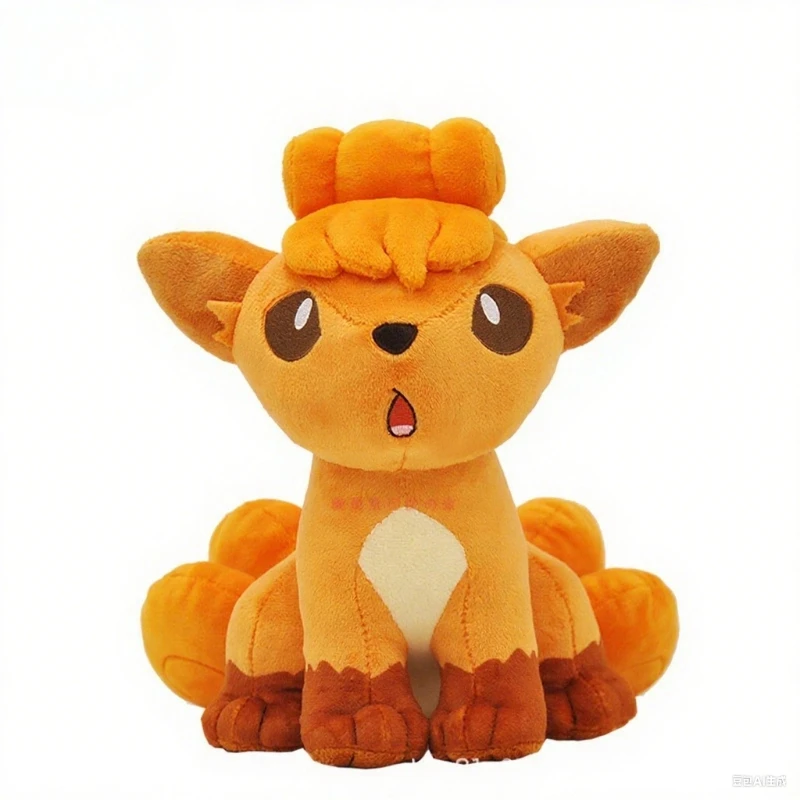 Фото Оригинальные плюшевые игрушки Pokemon Litten Eevee Leafeon Sylveon Umbreon Gengar Jolteon Lapras Psyduck Popplio Peluche, подарки для детей №3