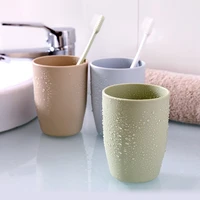 1pc portable creative washing mouth cups plastic home hotel toothbrush holder bathroom accessories mouthwash storage cups