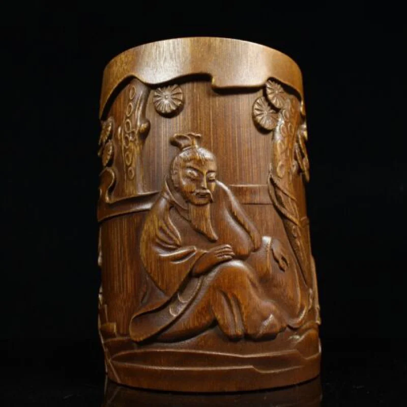 

Деревянный горшок для кистей, 16 см