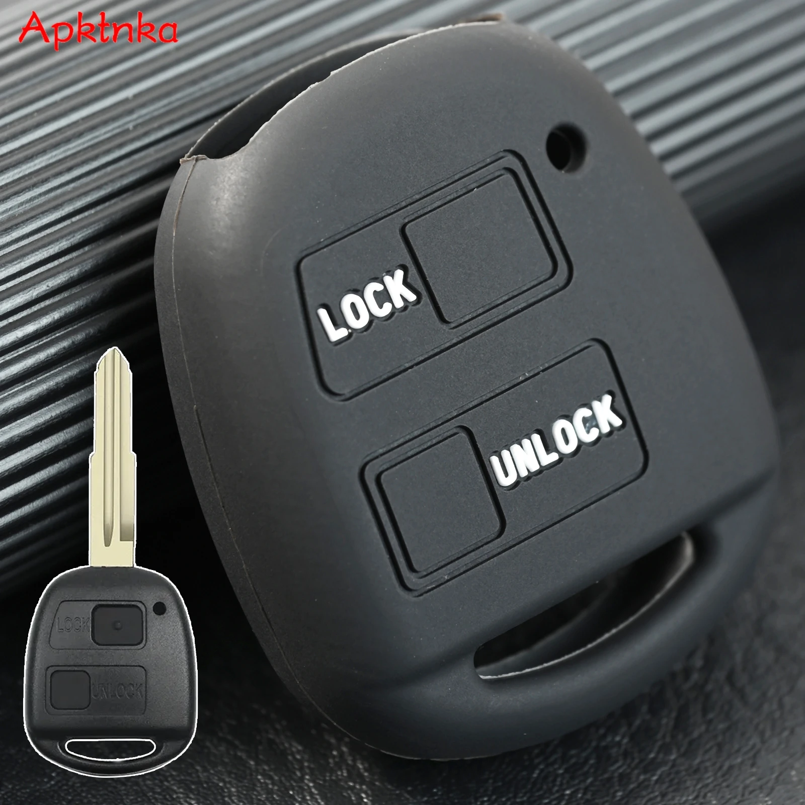 

Силиконовый пульт дистанционного управления Camry Corolla 10 RAV4 Echo Venza Highlander Prado 120 Prius Land Cruiser