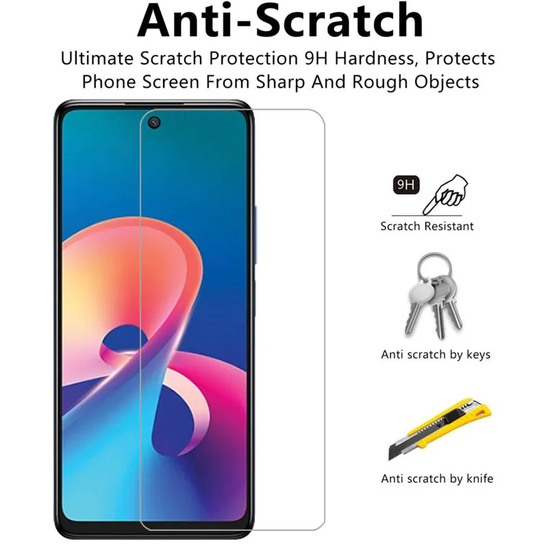 Защита экрана из закаленного стекла для tcl 50 xe nxtpaper чехол телефона on tcl50 50xe tcl50xe x e 5g