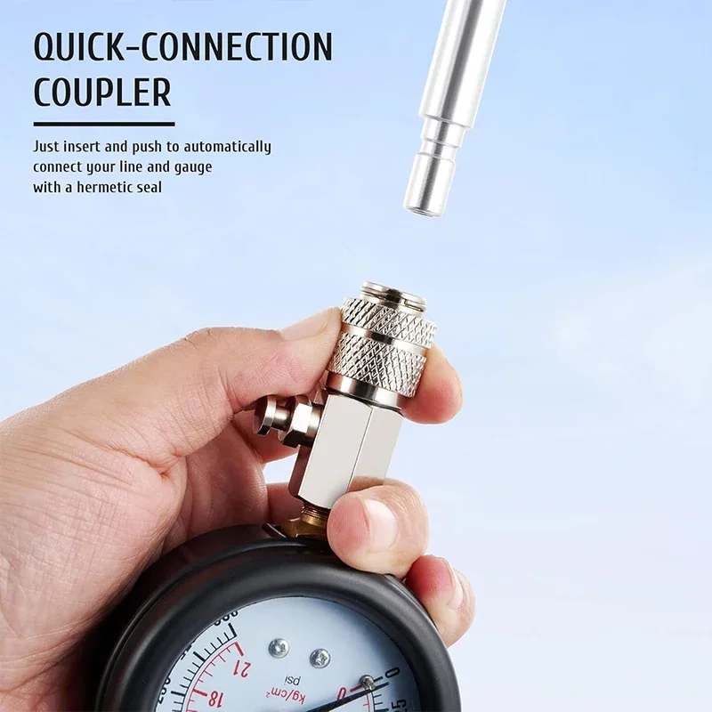 Многофункциональный Цилиндрический Манометр Тестер Сжатия Двойного Назначения