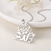 Algeria Map Necklace 1